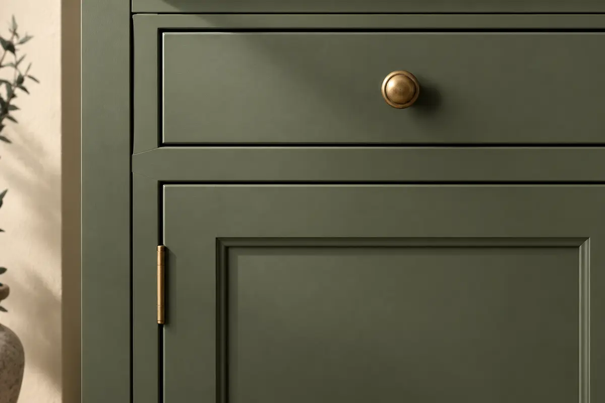 Signature cabinet finish