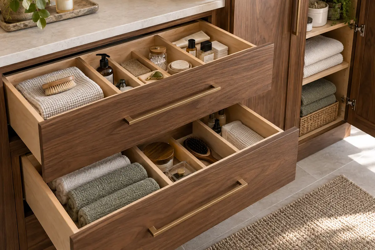 Bathroom storage solution