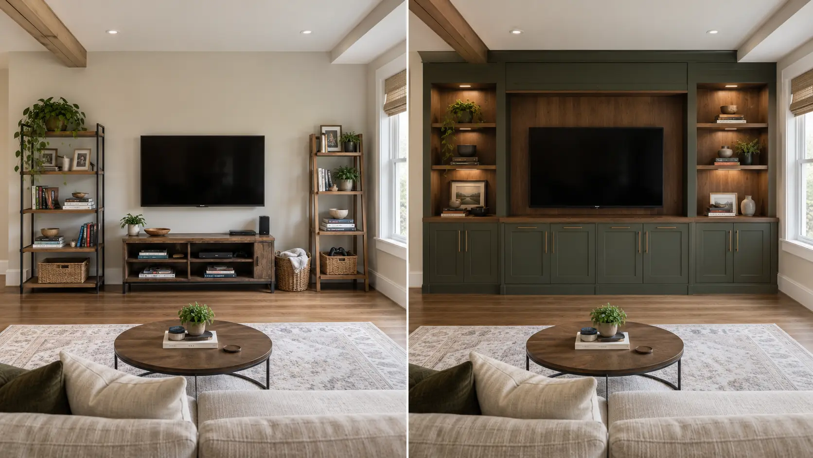 Built-ins before and after concept
