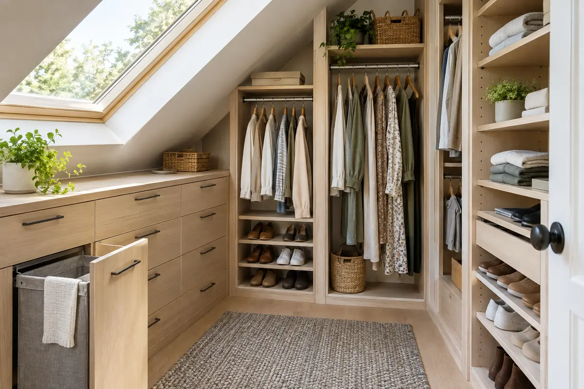 Compact closet transformation