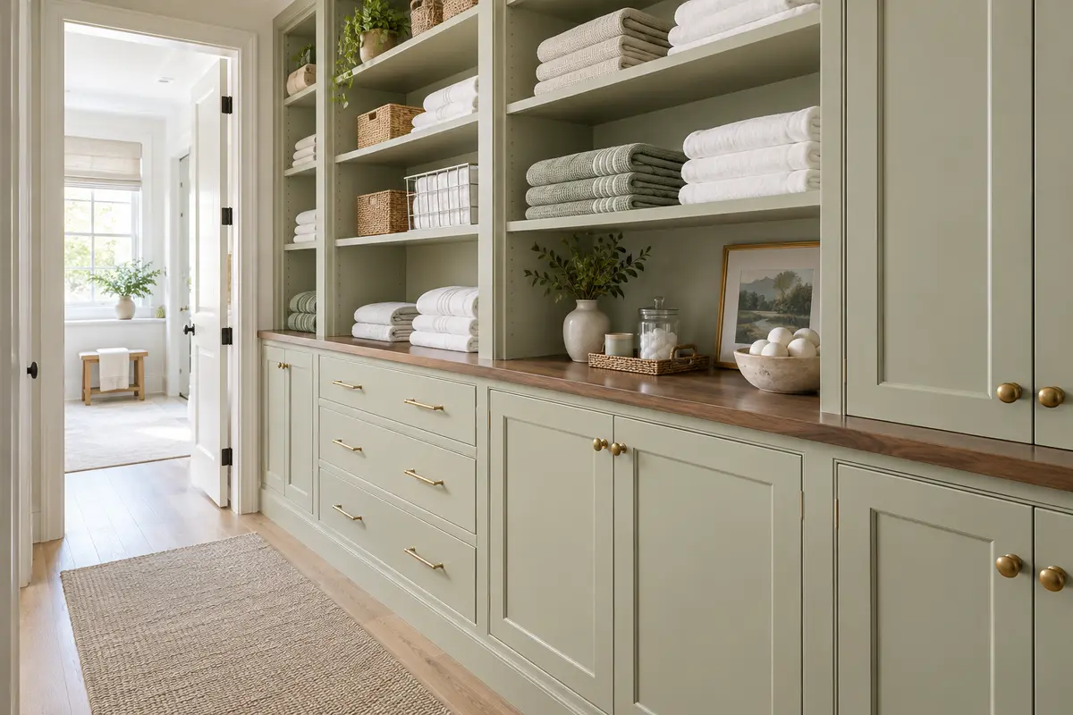 Pantry and linen storage
