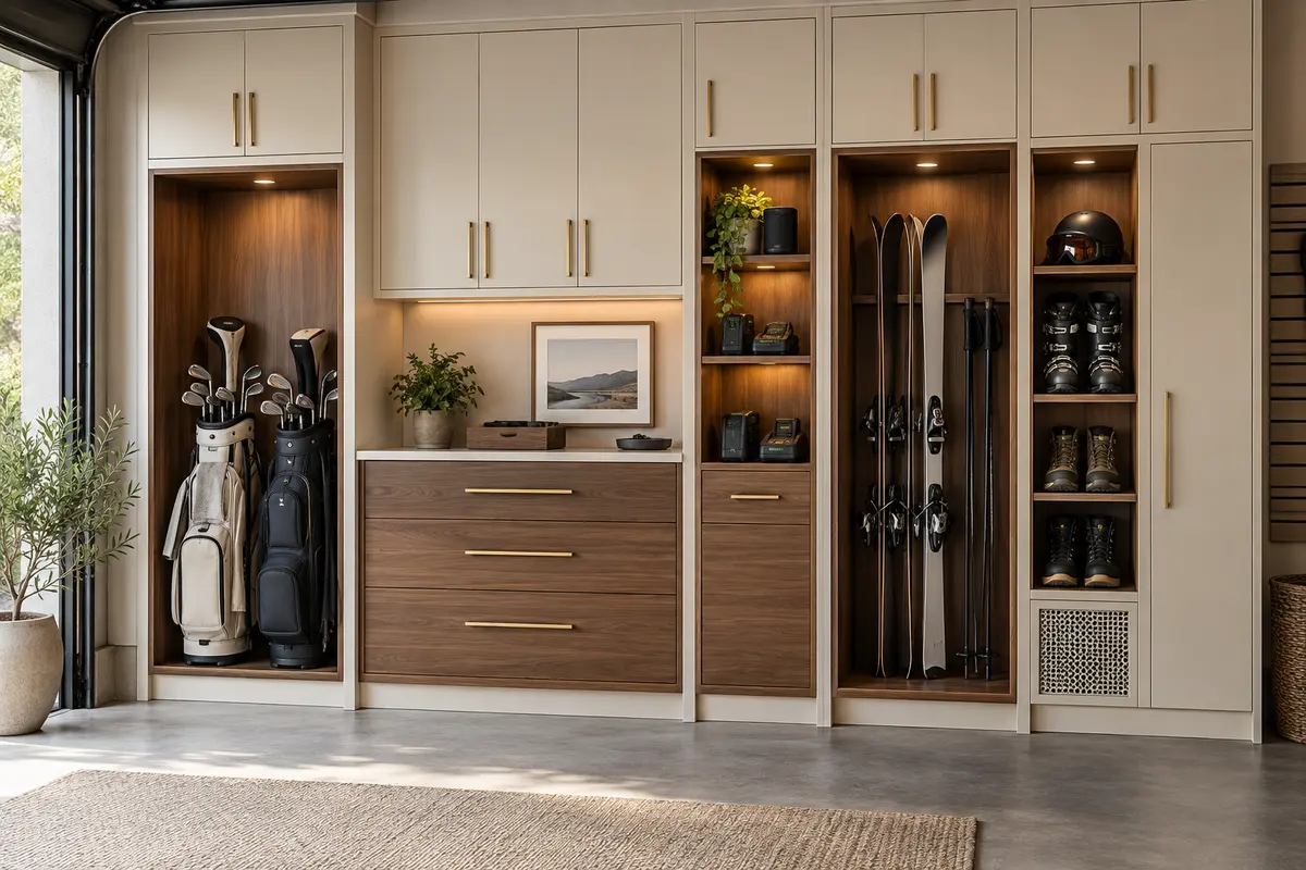 Specialty garage storage cabinetry