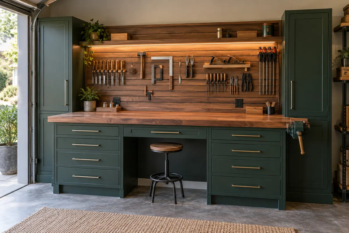 Garage workbench and organization inspiration